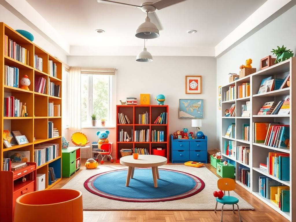 Brinquedoteca e Biblioteca